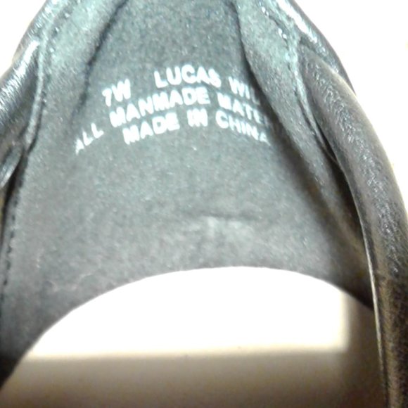 Women's  NICOLE  Black Shoes 7 W - Picture 7 of 7